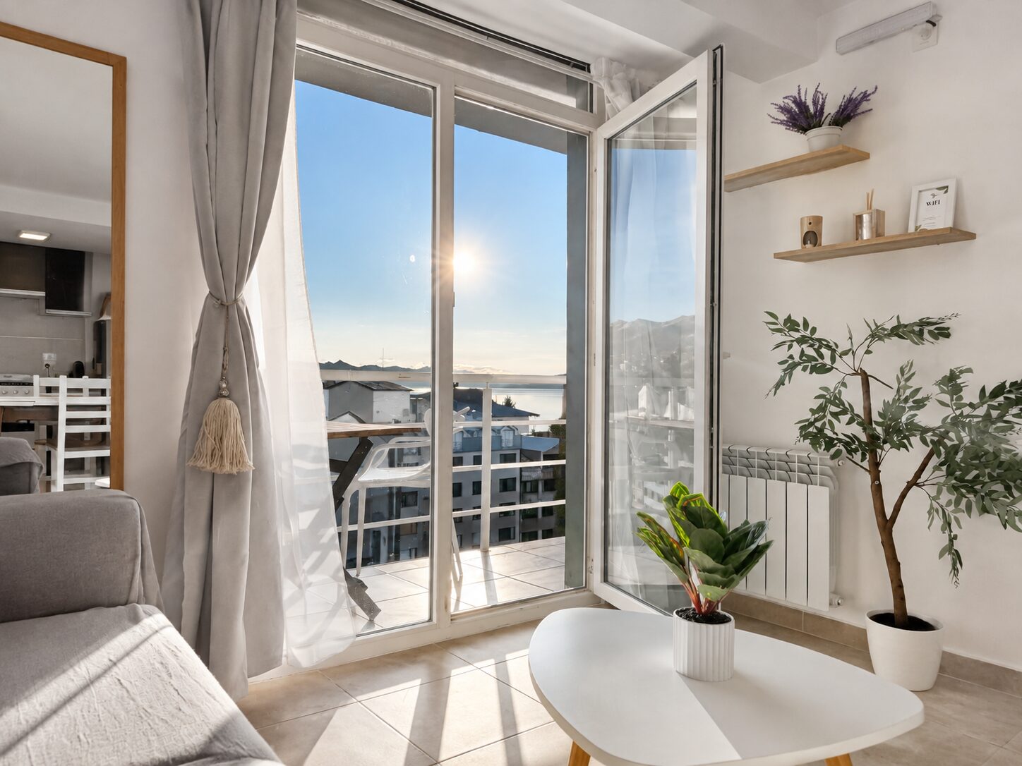 Balcón con vista de Andes Suite