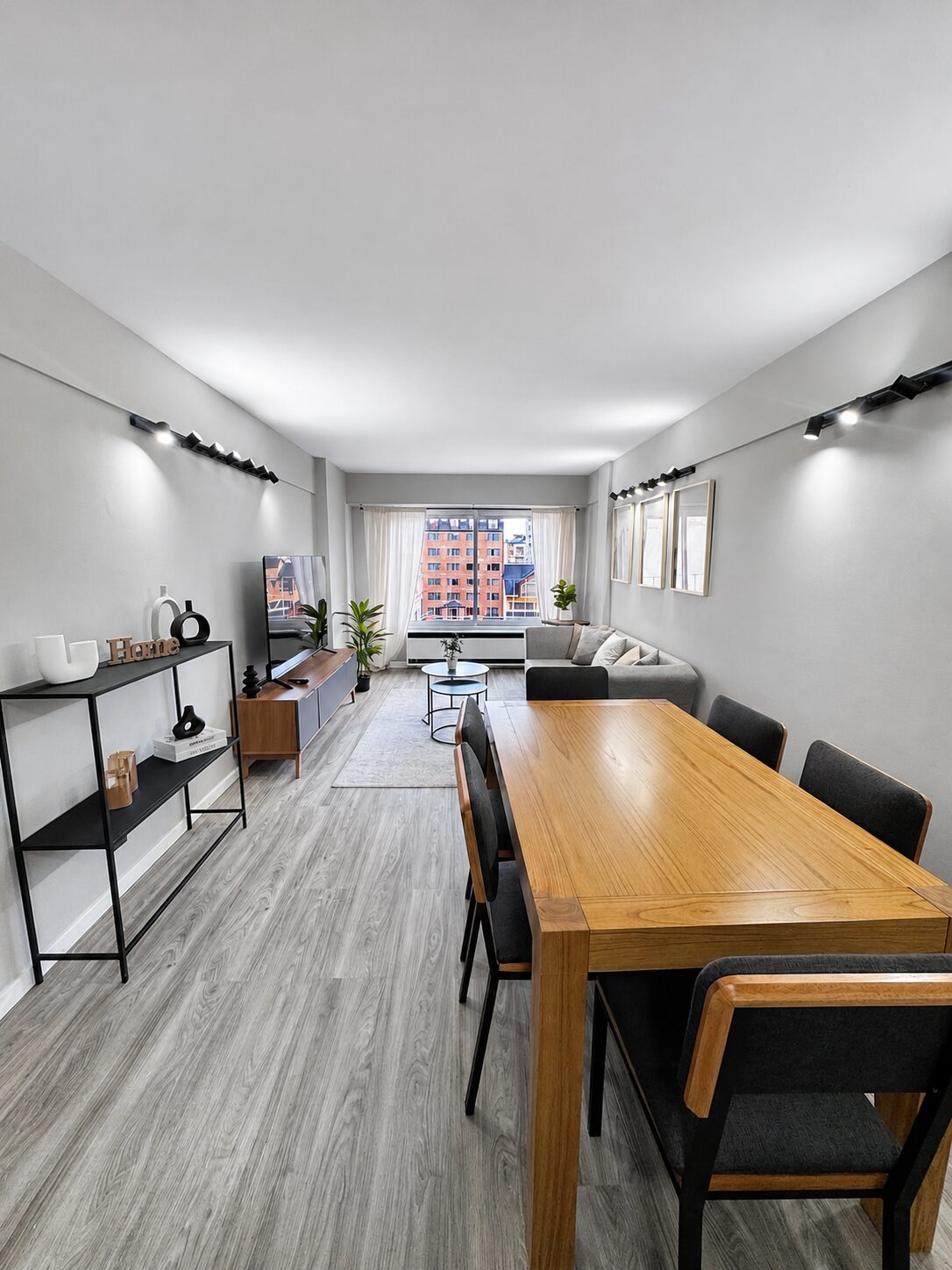 Living comedor de Grand Residence en Bariloche