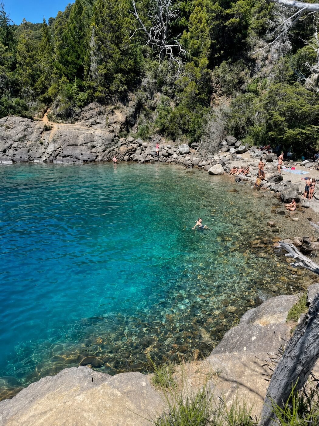 Las playas del Nahuel Huapi