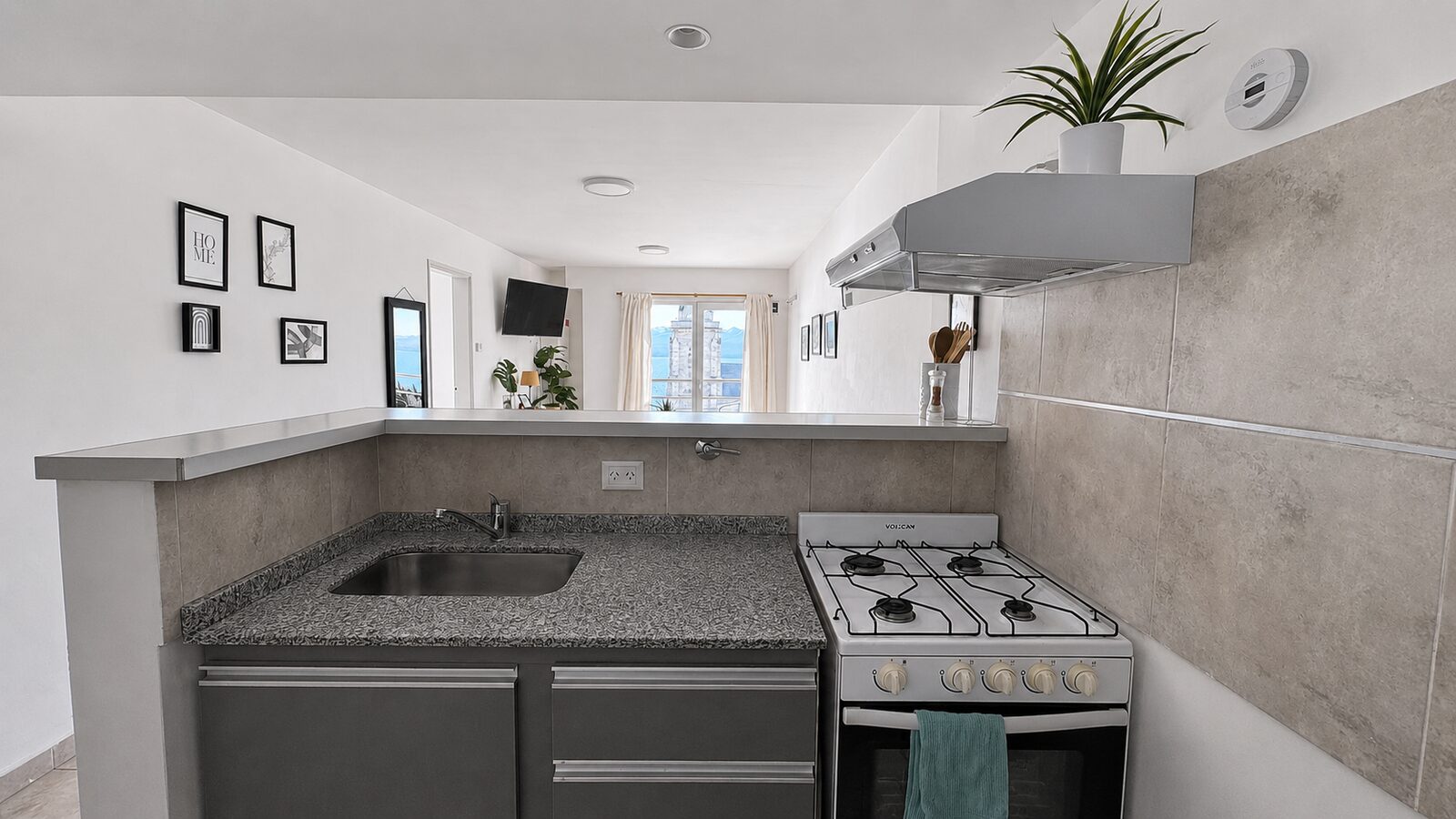 Cocina totalmente equipada de Panorama Suite